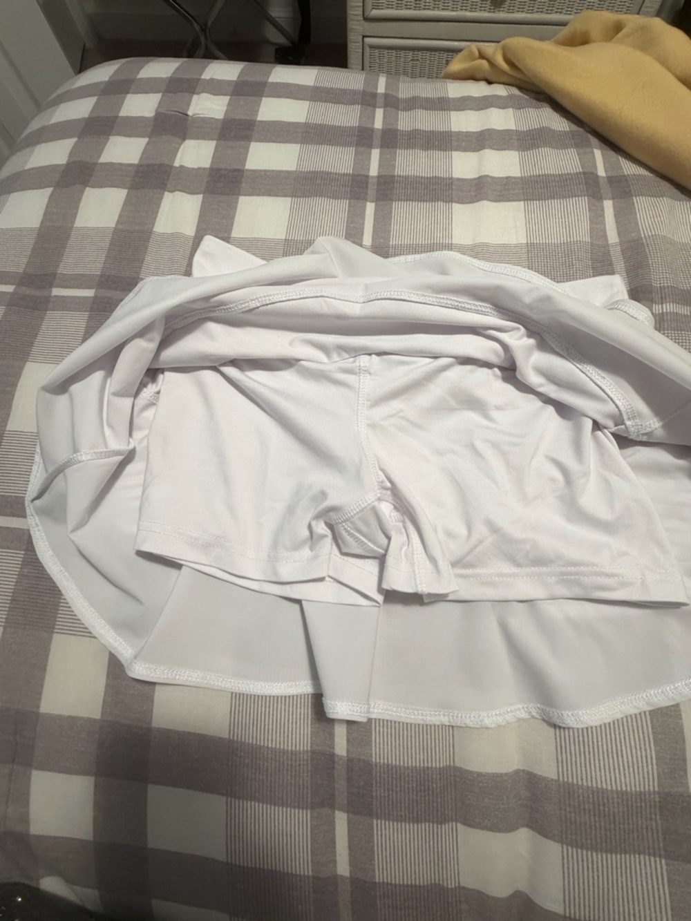 bolle White Layered Flounce Tennis Skirt - Picture 3 of 8